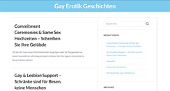 Desktop Screenshot of gay-erotik-geschichten.com