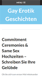 Mobile Screenshot of gay-erotik-geschichten.com