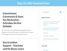 Tablet Screenshot of gay-erotik-geschichten.com